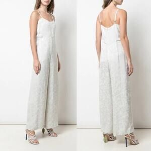 RACHEL COMEY "Jammy" Jacquard Satin Jumpsuit NWT SIZE 8 $595